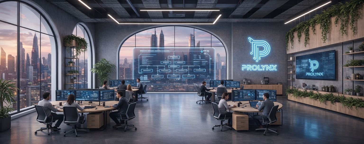 Equipo Prolynx trabajando en automatización, analítica e inteligencia artificial